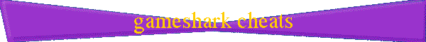 gameshark cheats